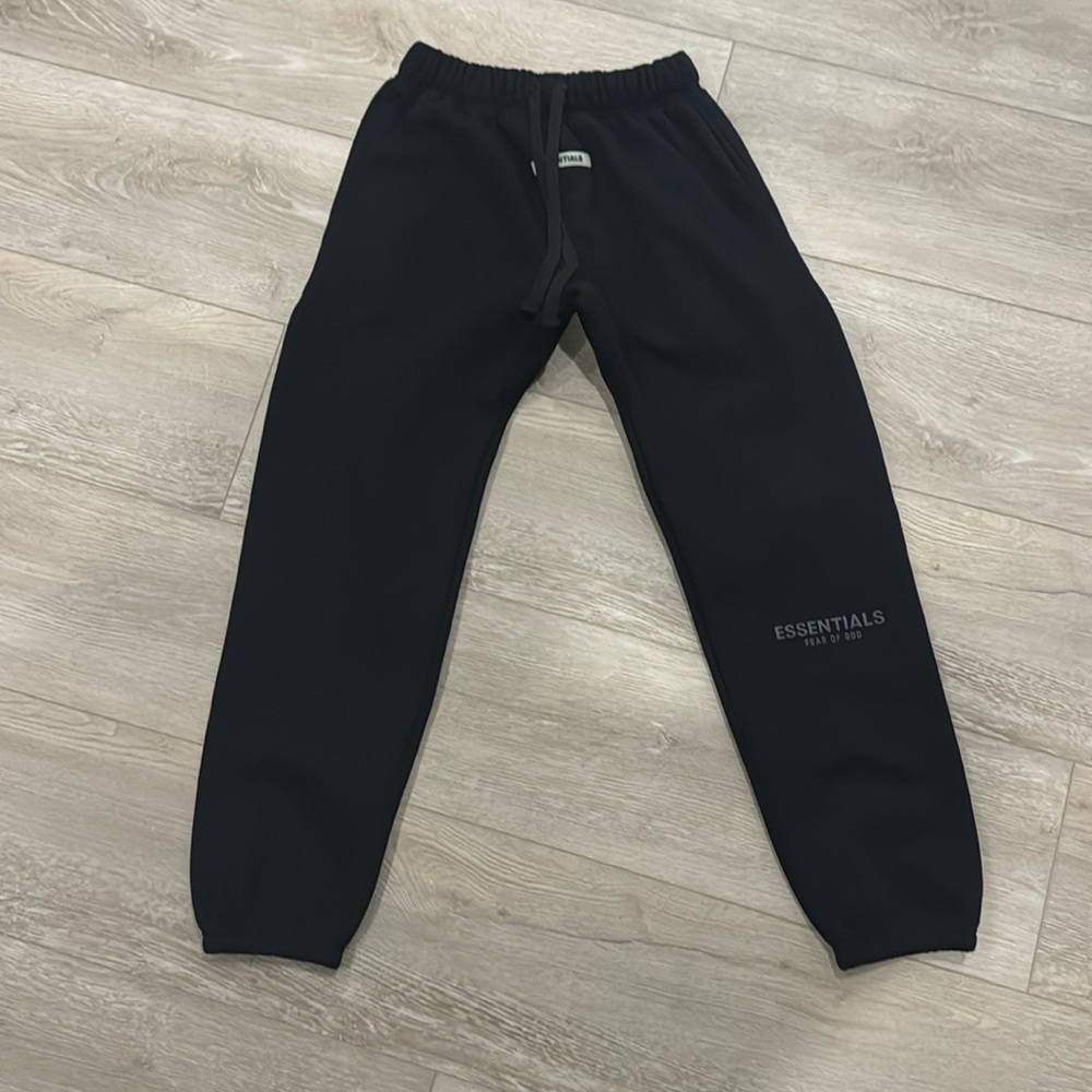 Black essential fear of god  sweatpants, nwot, never worn , smoke free home